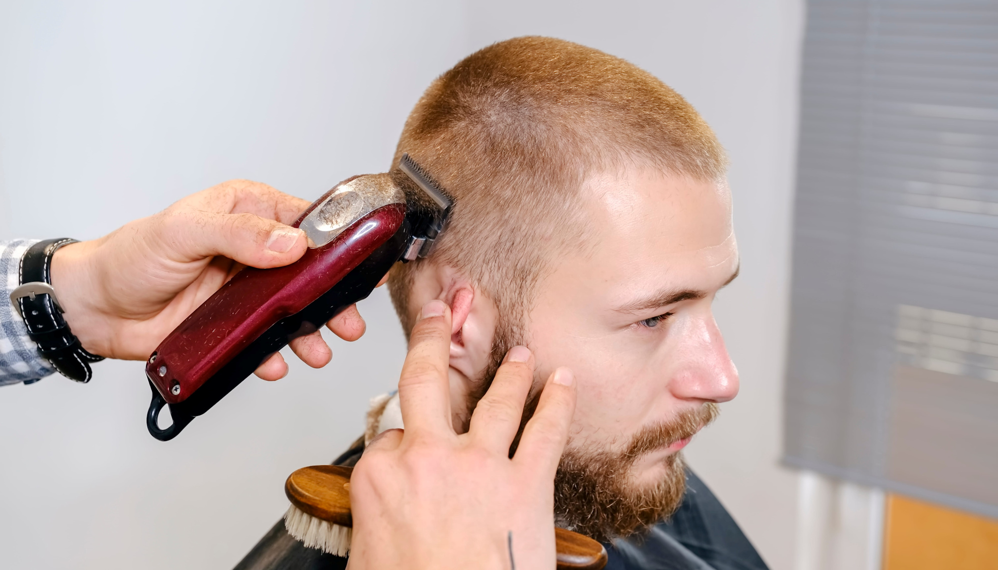 Getting a buzz cut haircut style