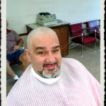 Satisfied customer at Conway Village Barber Shop
