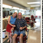 Conway Village Barber Shop owner and happy long time customer!