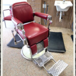 Conway Village Barber Shop vintage barber chair