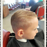 Neat boys haircut from Conway Village Barber Shop