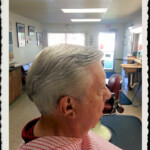Distinguished style men's haircut at Conway Village Barber Shop
